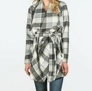 Matilda Jane Check it Twice wrap jacket XS